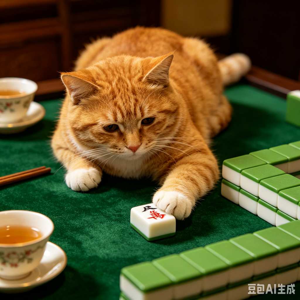 bamboo wood mahjong set